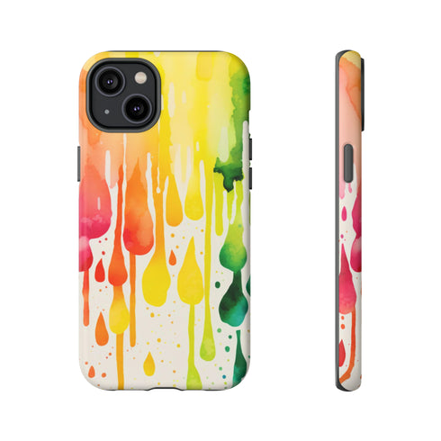 Rainbow Spring Showers - Impact Resistant Phone Case